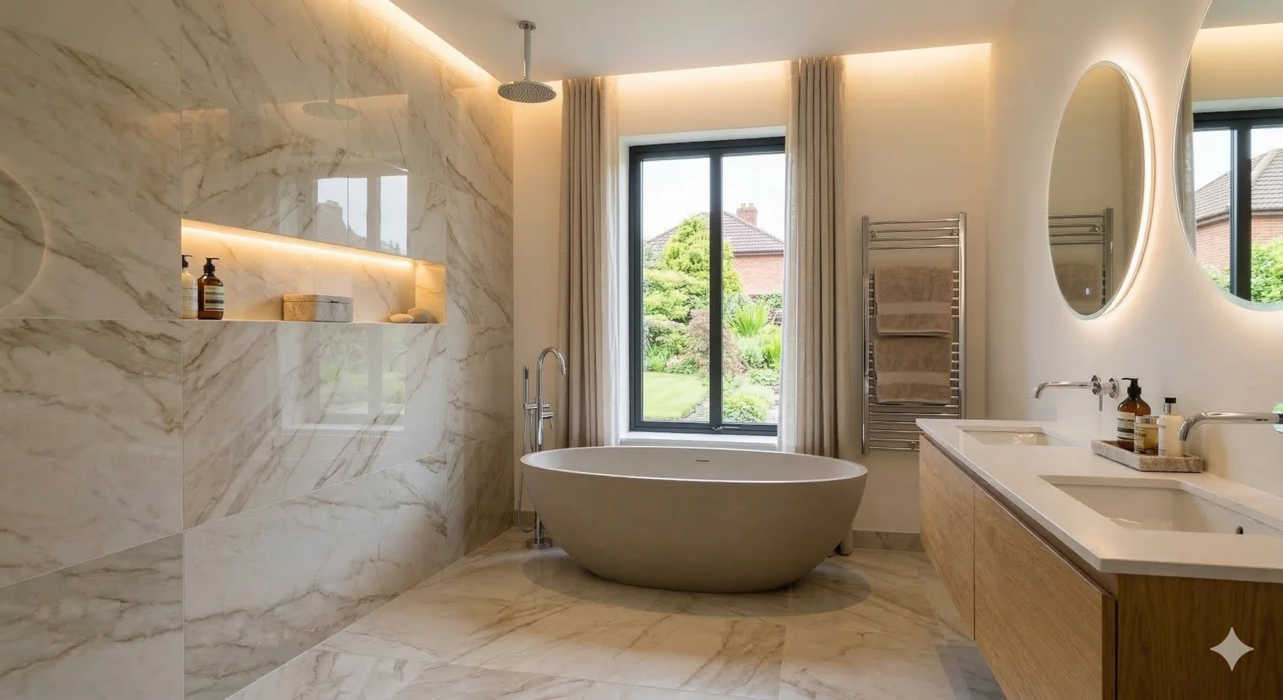 Luxury bathroom renovation in Blackrock, Dublin